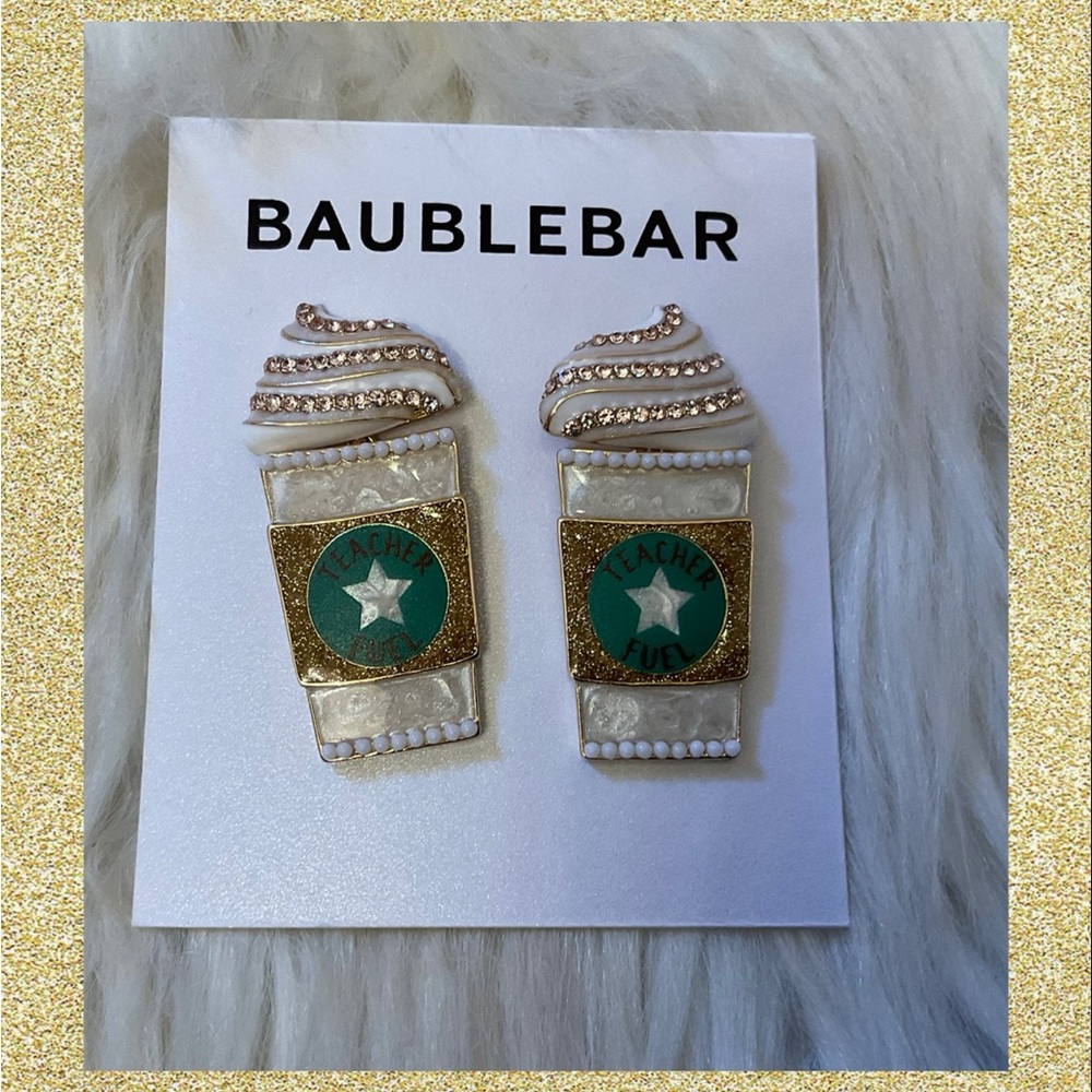 Baublebar Teacher Fuel Drop Earrings - New on Card